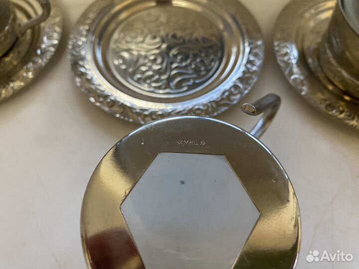 Чайная пара серябряные СССР