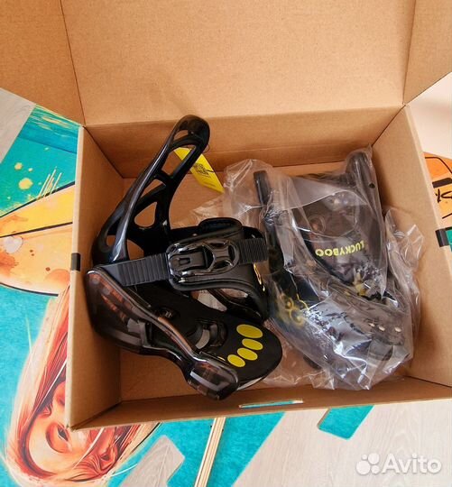 Крепления для сноуборда детские xs (16-18см)