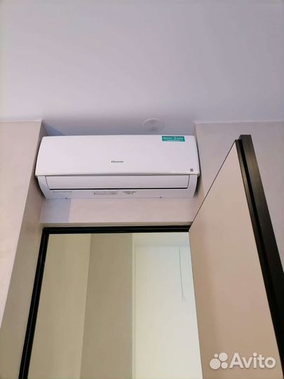 Монтаж кондиционеров, закладка трассы