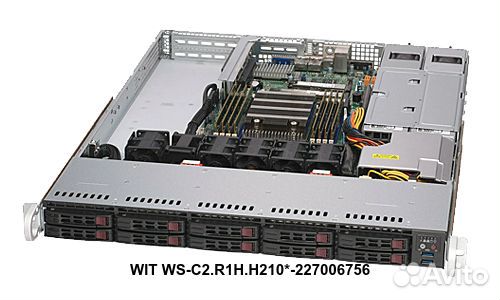 Сервер Supermicro WIT WS-C2.R1H.H210-227006756