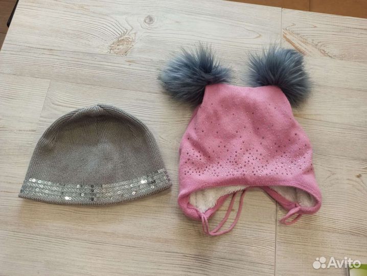 Пакет шапочек на девочку