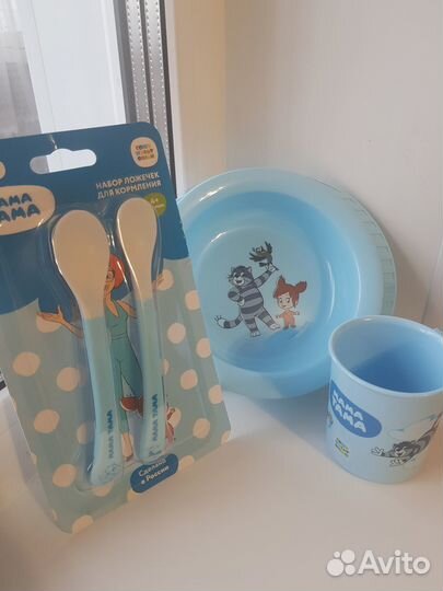 Набор детской посуды для кормления
