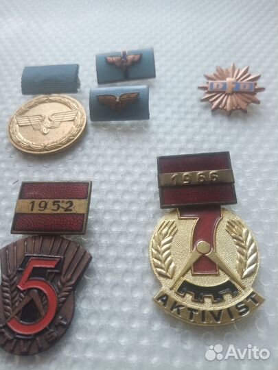 Знаки гдр разные, отличники и другие