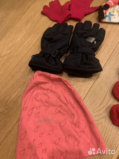 Пакет шапок, варежек, перчаток, подтяжки, снуд