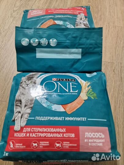 Сухой корм для кошек Purina One, 3кг