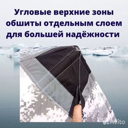 Зимняя палатка куб утеплённый без пола