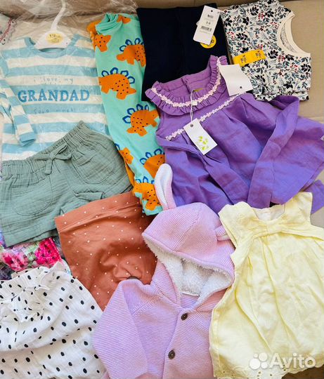 Одежда для девочки новая бренды 0-80