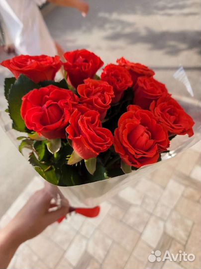 Цветы розы букет