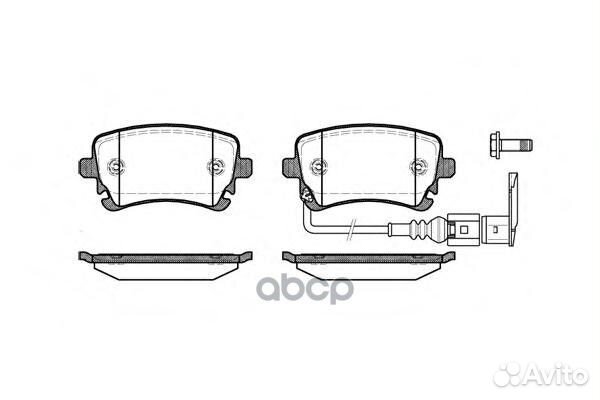 897 11 FVR1644897 11908 011B-SX колодки диск