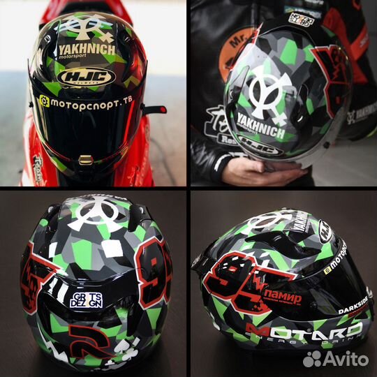 Аэрография на шлем, Реставрация, Покраска, Дизайн