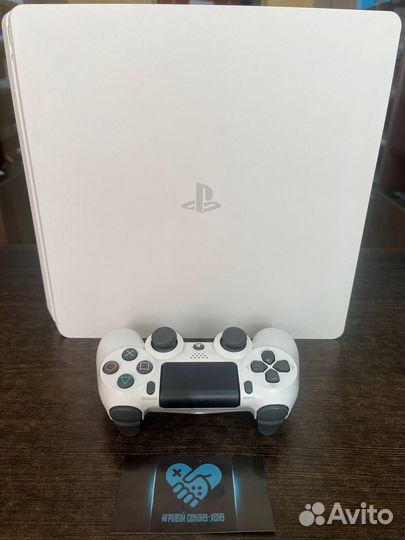 Белая Sony PlayStation4 Slim 500gb Тихая PS4 PS