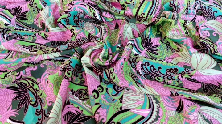 Ткань вискозный шелк Италия