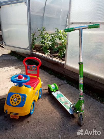 Самокат, машинка-каталка