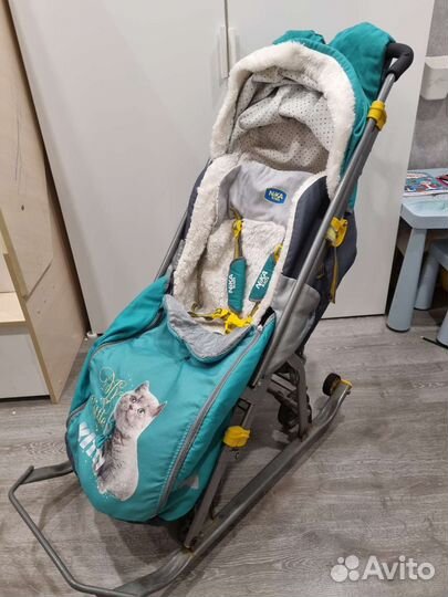 Санки коляска nika