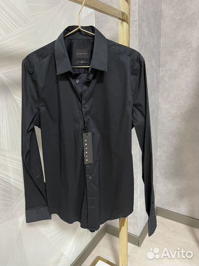 Sisley рубашка slim классика s 46 новая