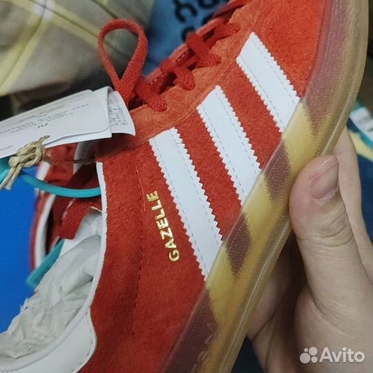 Adidas gazelle indoor orange оригинал