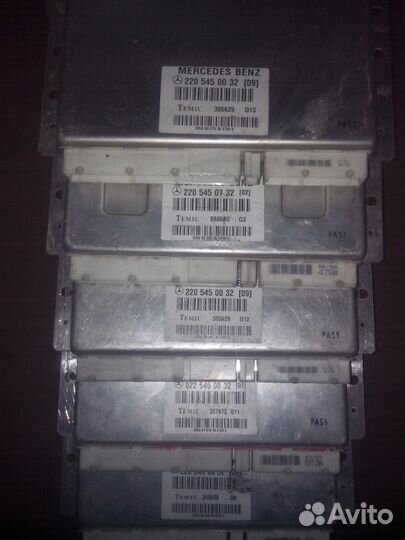 Блоки управленния двигателем Mercedes w220