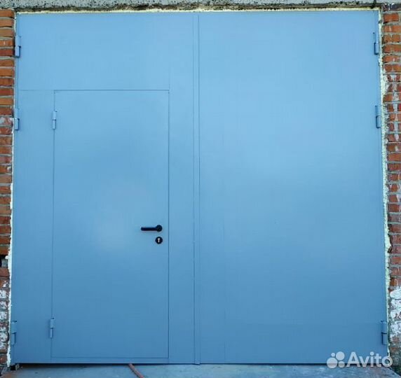Ворота распашные противопожарные гаражные