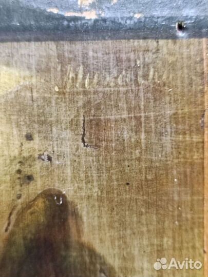 Старинная икона св Архангел Михаил 19 век