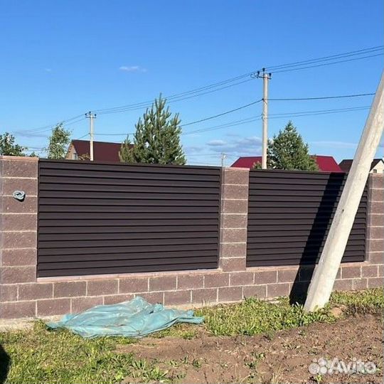 Забор жалюзи