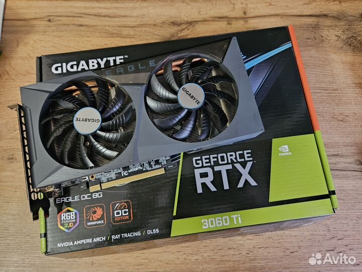 Видеокарта RTX 3060 Ti 8 Gigabyte Eagle OC
