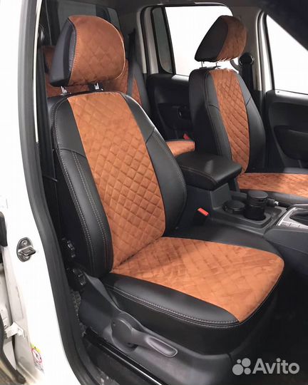 Чехлы Ромб на Volkswagen T-6 8 мест от Автопилот