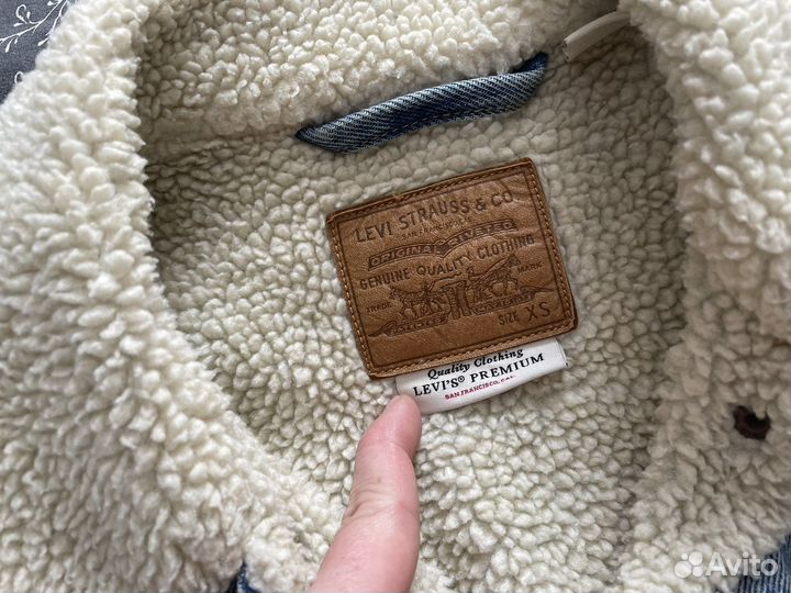 Куртка женская Levi’s sherpa оригинал