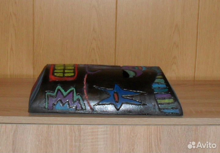 Маска ритуальная ручная работа