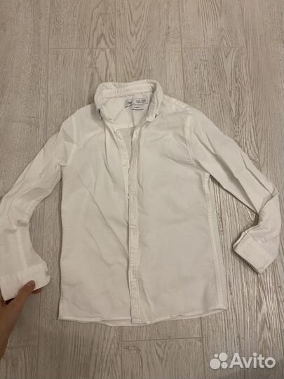 Рубашка для мальчика белая Zara 128 см