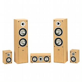 Колонки 5.0 250вт сабвуфер 200вт рессивер yamaha