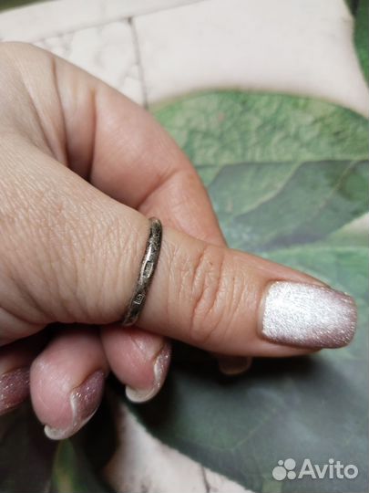 Серебряное кольцо СССР 925