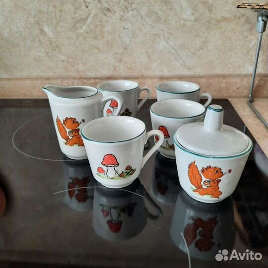 Детский чайный сервиз винтаж