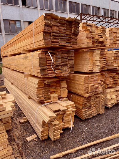 Доска обрезная 25х100х6000мм от производителя