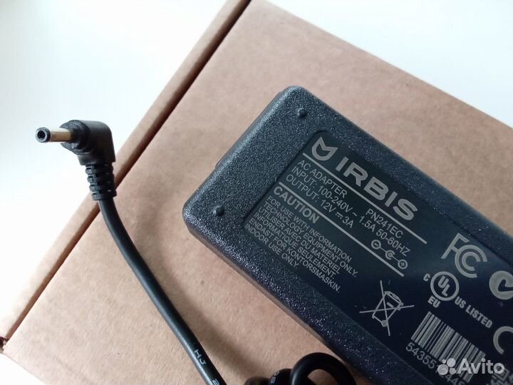 Блок питания ноутбука Irbis, Krez, Dexp, Prestigio