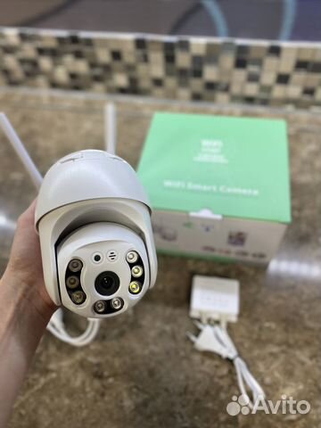 Камера видеонаблюдения wifi 5мp+64гб карта памяти
