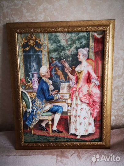 Картина ручной работы вышивка