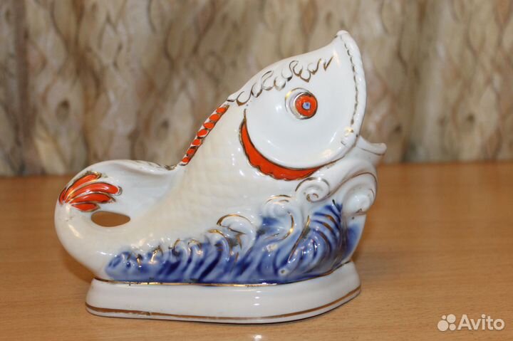 Статуэтка Рыба(салфетница,карандашница) СССР