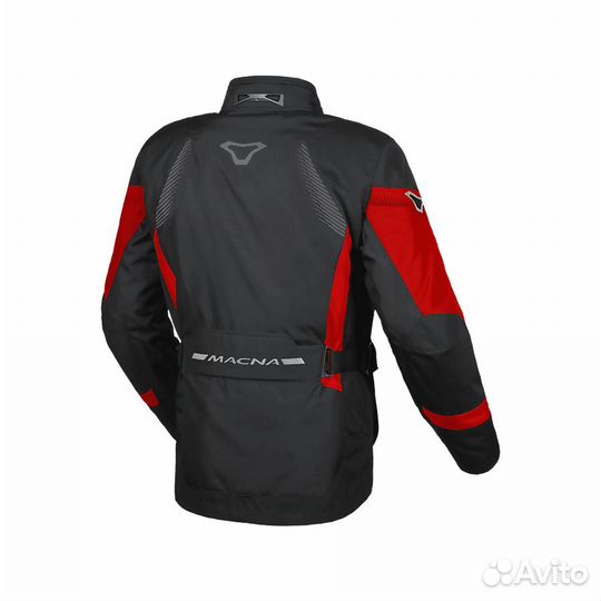 Macna rancher Мотокуртка ткань черно/красная M