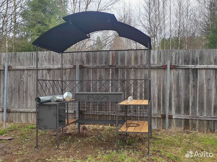 Мангал со столиком