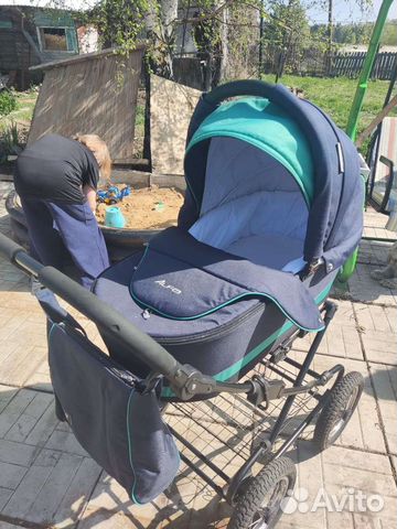 Коляска 2 в 1 Alpo, cocтояние новой