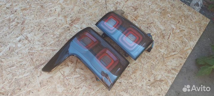 Комплект фонарей range rover vogue L405 черные 18+