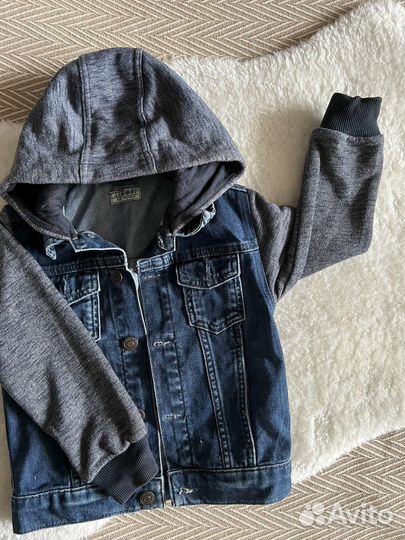 Джинсовая куртка для мальчика, ветровка