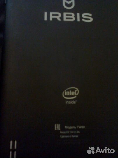 Планшет irbis tw80 (на запчасти)