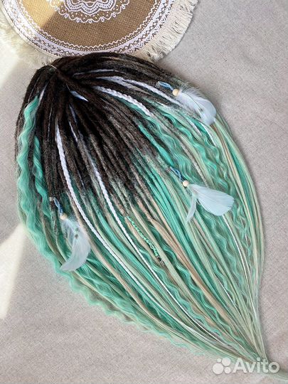 Дреды со свободным концом