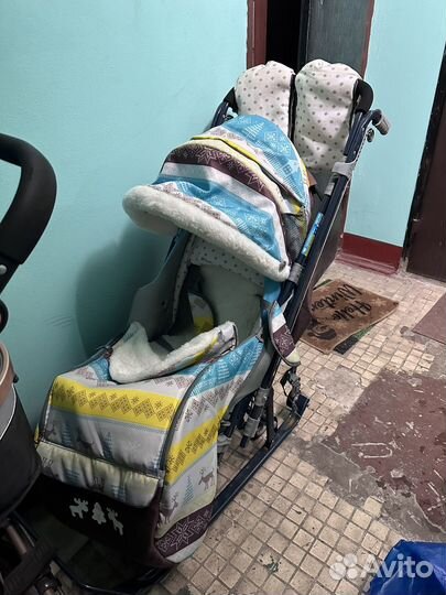 Коляска санки