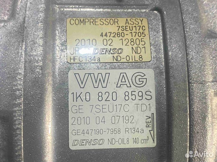 Компрессор кондиционера Volkswagen passat 7 (3AA 2