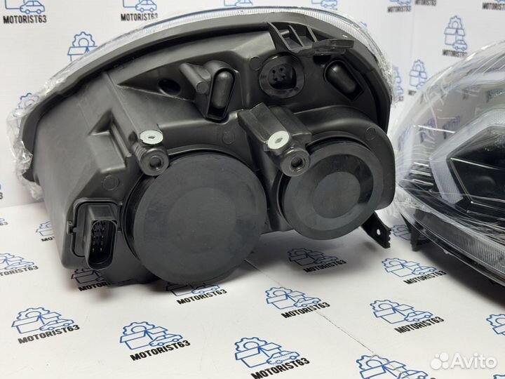 Передние фары Приора 1 амг стиль