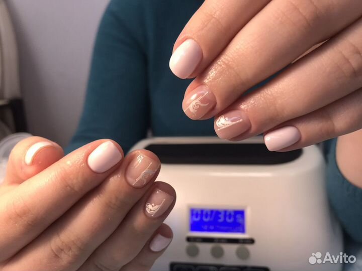 Педикюр гель лак, маникюр, наращивание
