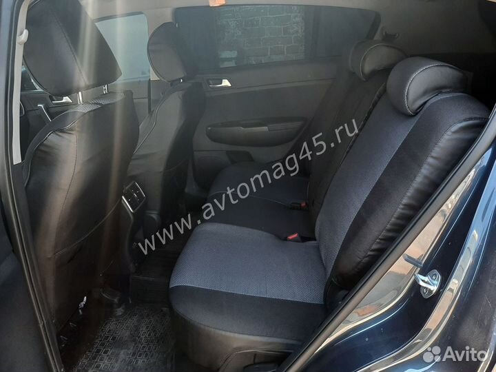 Авточехлы Kia Sportage 2016-2022 c поддержкой