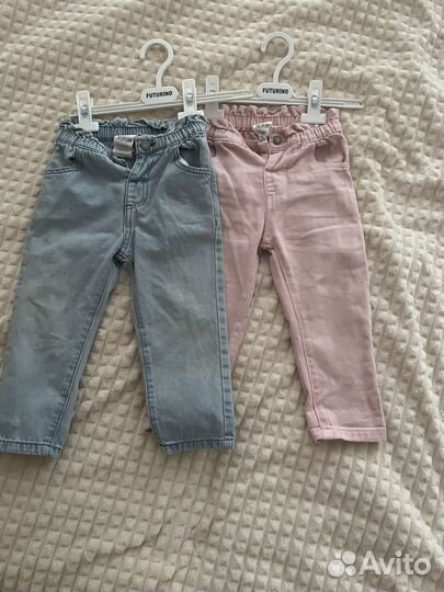 Джинсы для девочки 86